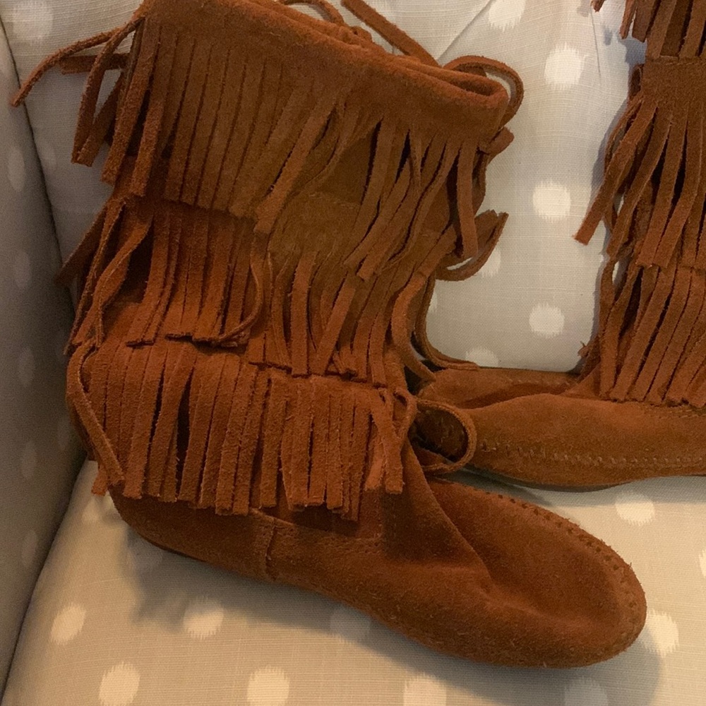Minnetonka Brown Boots